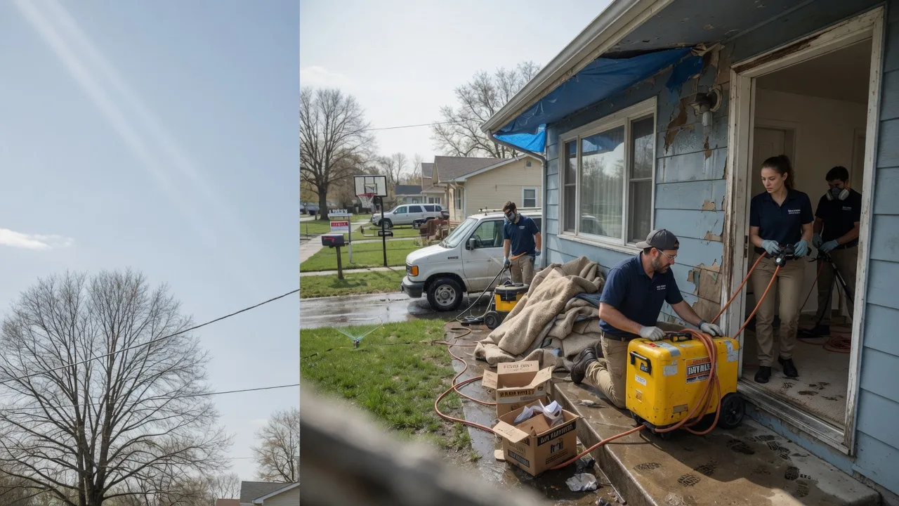 Basement Flood Cleanup in Prairie Farm, WI near me
